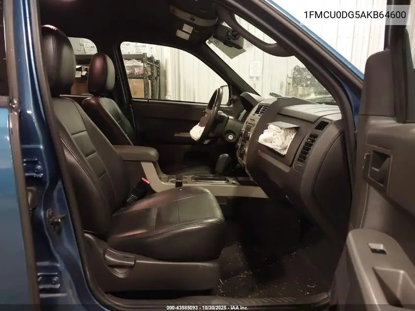 1FMCU0DG5AKB64600 2010 Ford Escape Xlt