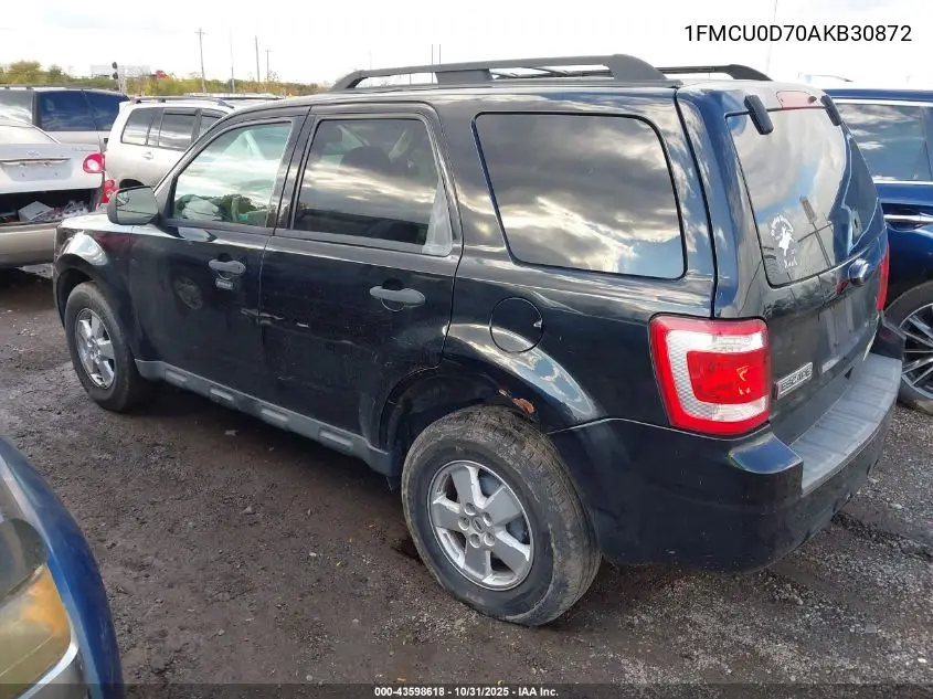1FMCU0D70AKB30872 2010 Ford Escape Xlt