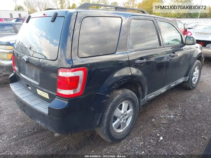 1FMCU0D70AKB30872 2010 Ford Escape Xlt