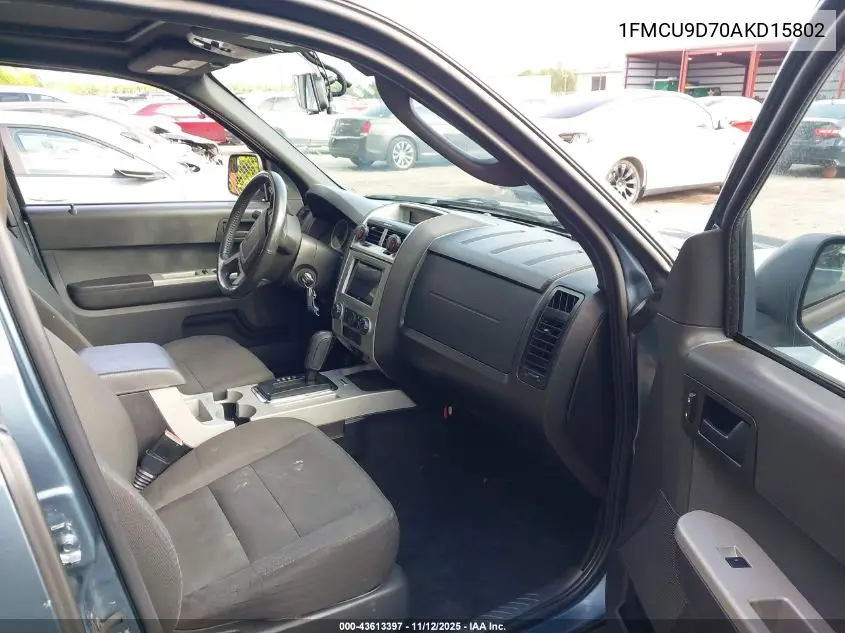 1FMCU9D70AKD15802 2010 Ford Escape Xlt