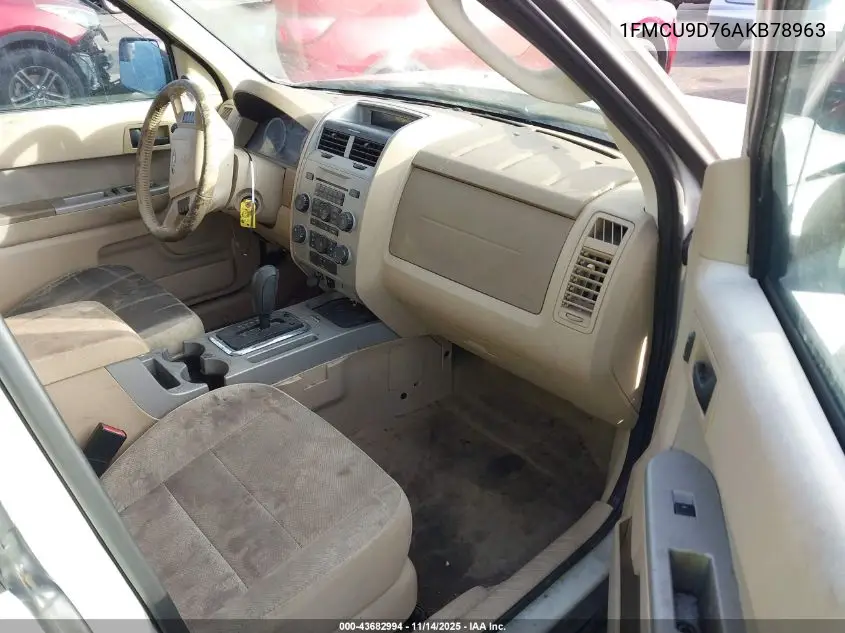 1FMCU9D76AKB78963 2010 Ford Escape Xlt