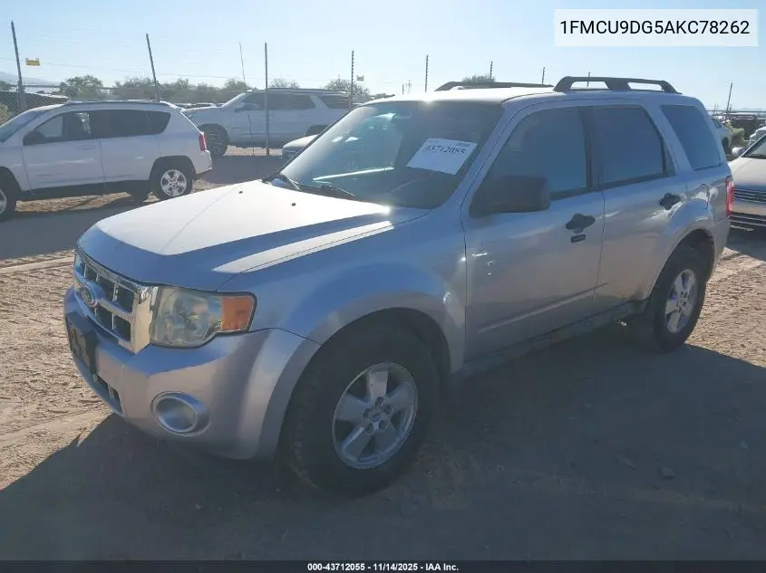 1FMCU9DG5AKC78262 2010 Ford Escape Xlt