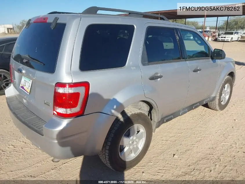 1FMCU9DG5AKC78262 2010 Ford Escape Xlt