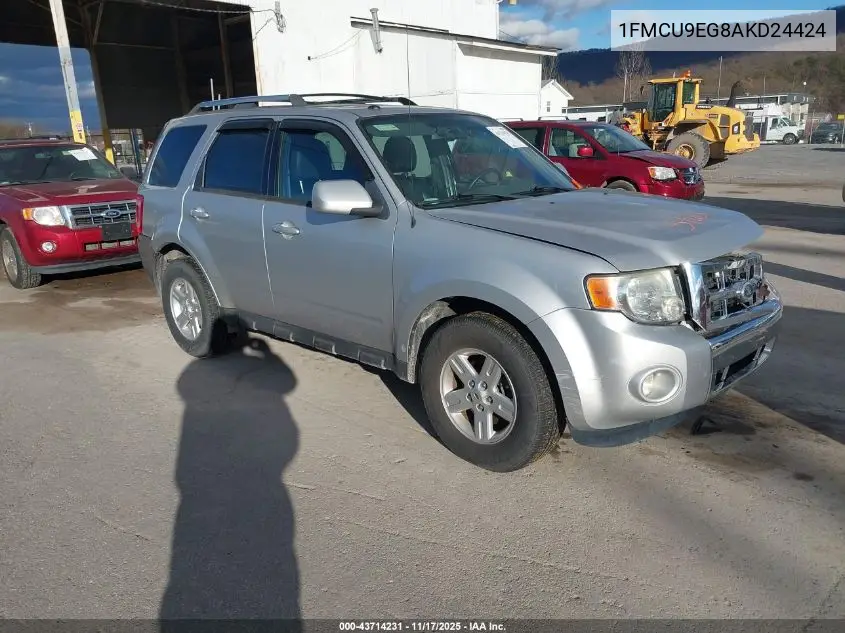 1FMCU9EG8AKD24424 2010 Ford Escape Limited