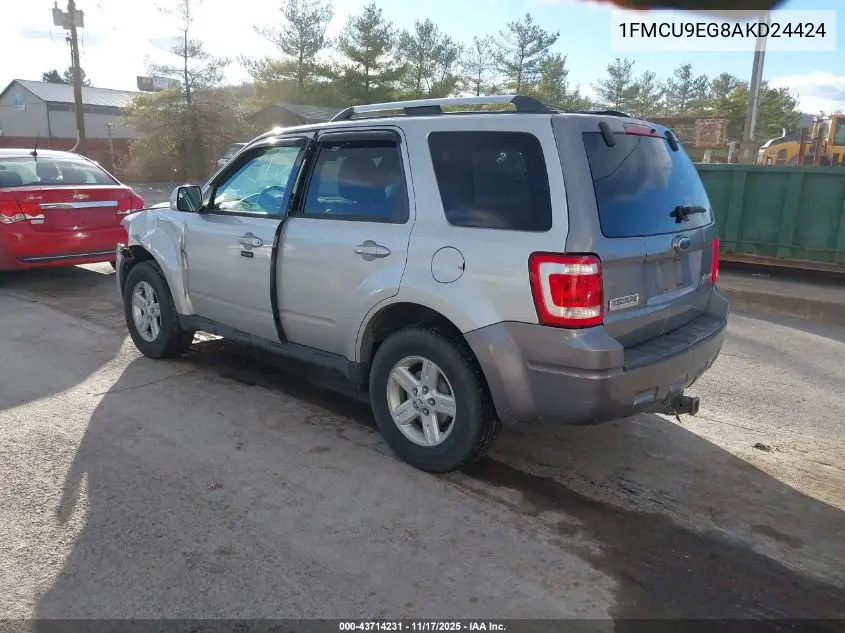 1FMCU9EG8AKD24424 2010 Ford Escape Limited