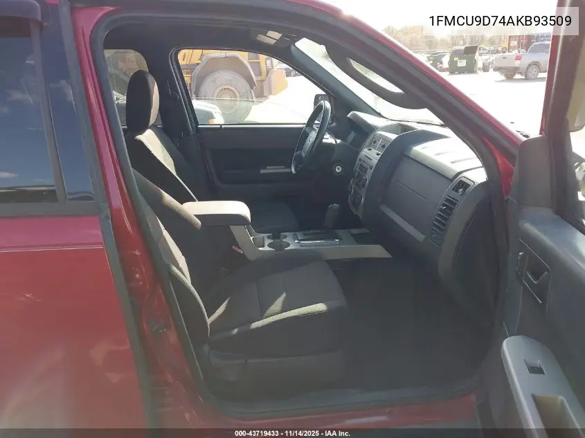 1FMCU9D74AKB93509 2010 Ford Escape Xlt