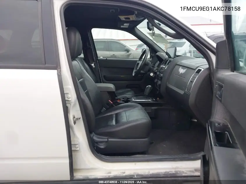 1FMCU9EG1AKC78158 2010 Ford Escape Limited