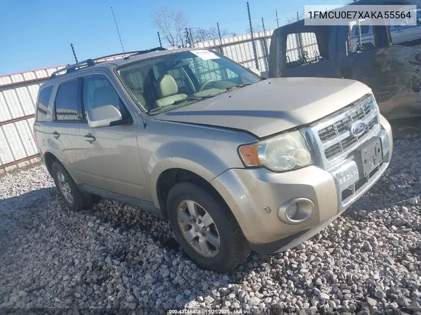 1FMCU0E7XAKA55564 2010 Ford Escape Limited