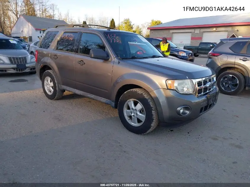 1FMCU9DG1AKA42644 2010 Ford Escape Xlt
