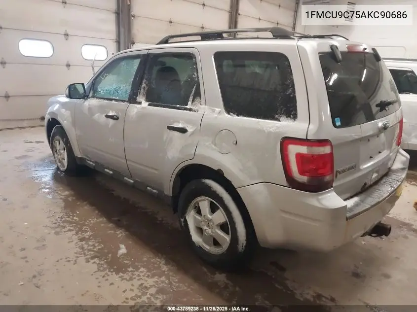 1FMCU9C75AKC90686 2010 Ford Escape Xls