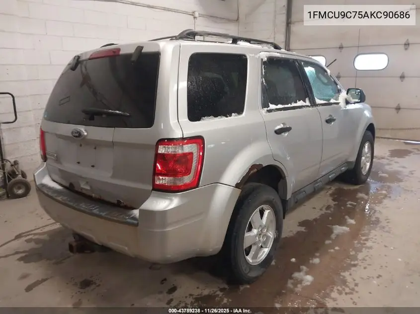 1FMCU9C75AKC90686 2010 Ford Escape Xls