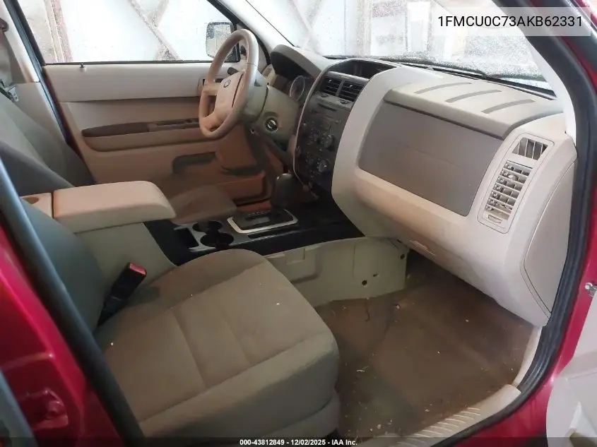 1FMCU0C73AKB62331 2010 Ford Escape Xls