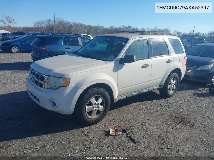 1FMCU0C79AKA52397 2010 Ford Escape Xls