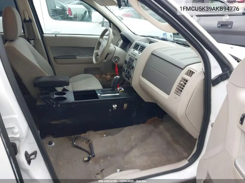 1FMCU5K39AKB94776 2010 Ford Escape Hybrid Limited