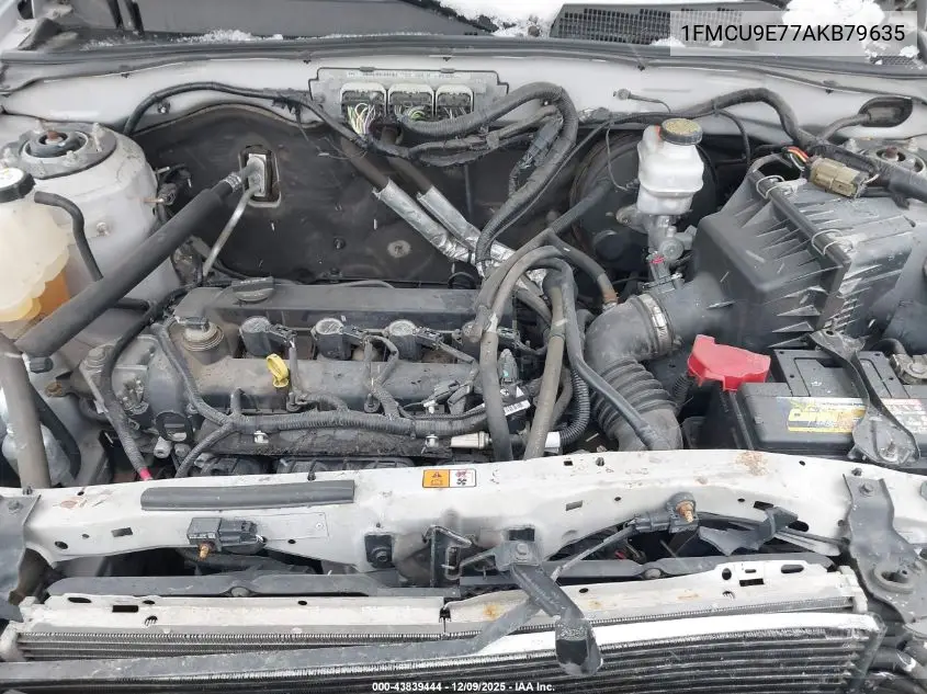 1FMCU9E77AKB79635 2010 Ford Escape Limited