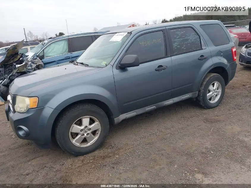 1FMCU0C72AKB90895 2010 Ford Escape Xls
