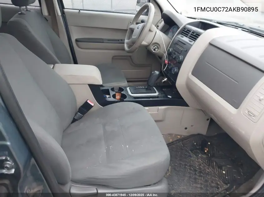 1FMCU0C72AKB90895 2010 Ford Escape Xls