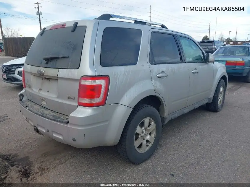 1FMCU9EG4AKA85504 2010 Ford Escape Limited