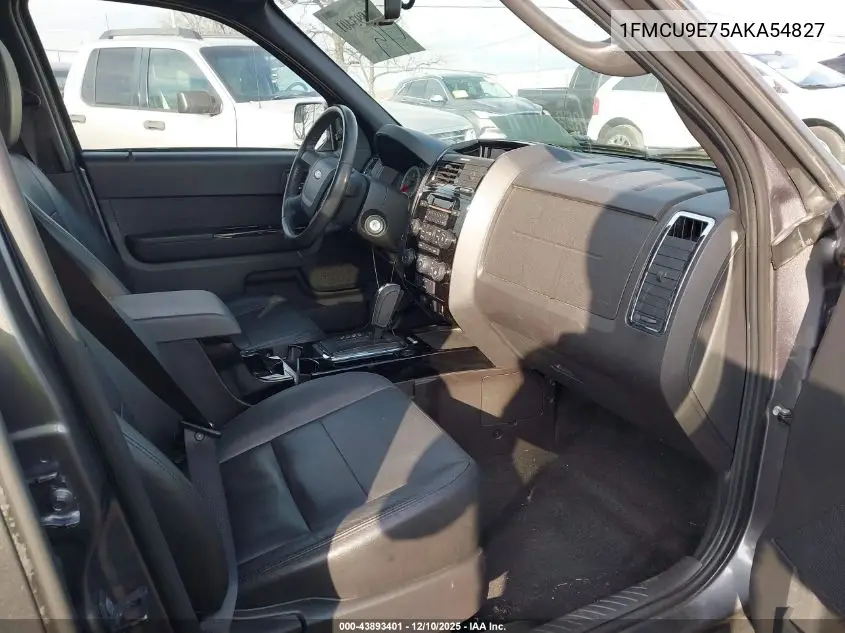 1FMCU9E75AKA54827 2010 Ford Escape Limited