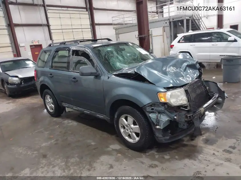 1FMCU0C72AKA63161 2010 Ford Escape Xls
