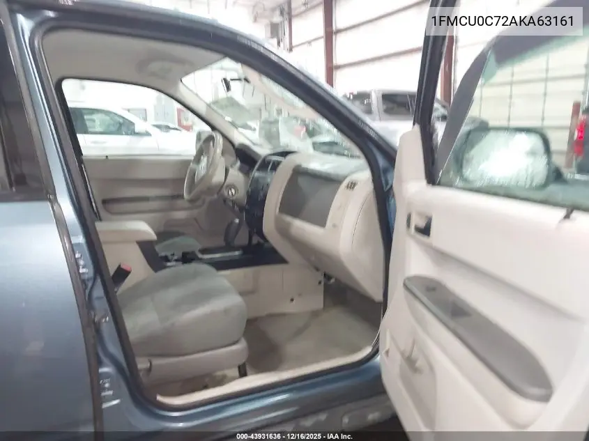 1FMCU0C72AKA63161 2010 Ford Escape Xls