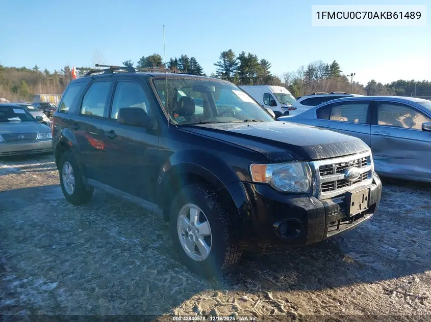 1FMCU0C70AKB61489 2010 Ford Escape Xls
