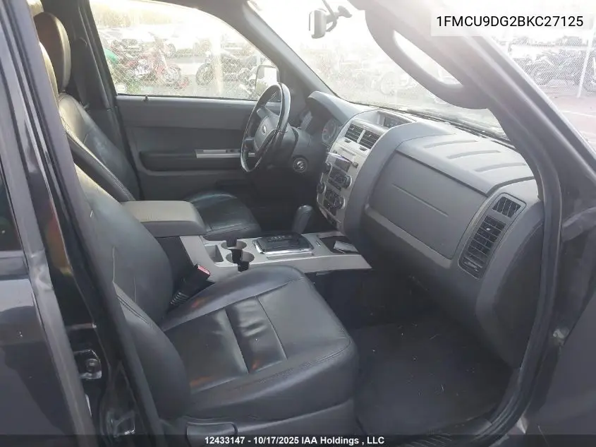 1FMCU9DG2BKC27125 2011 Ford Escape Xlt