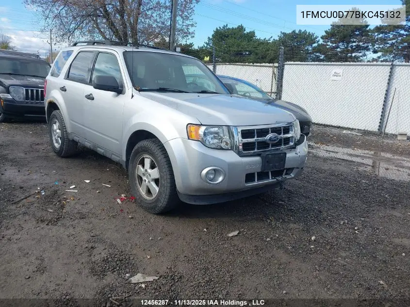 1FMCU0D77BKC45132 2011 Ford Escape Xlt