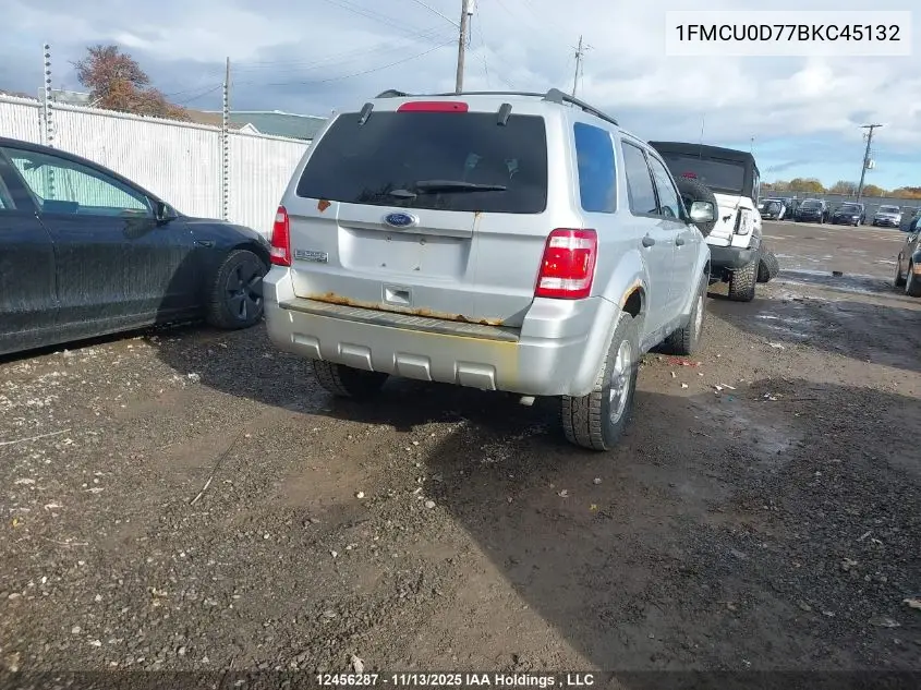 1FMCU0D77BKC45132 2011 Ford Escape Xlt