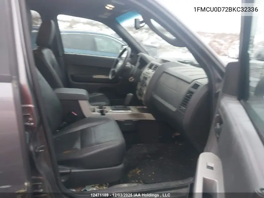 1FMCU0D72BKC32336 2011 Ford Escape Xlt