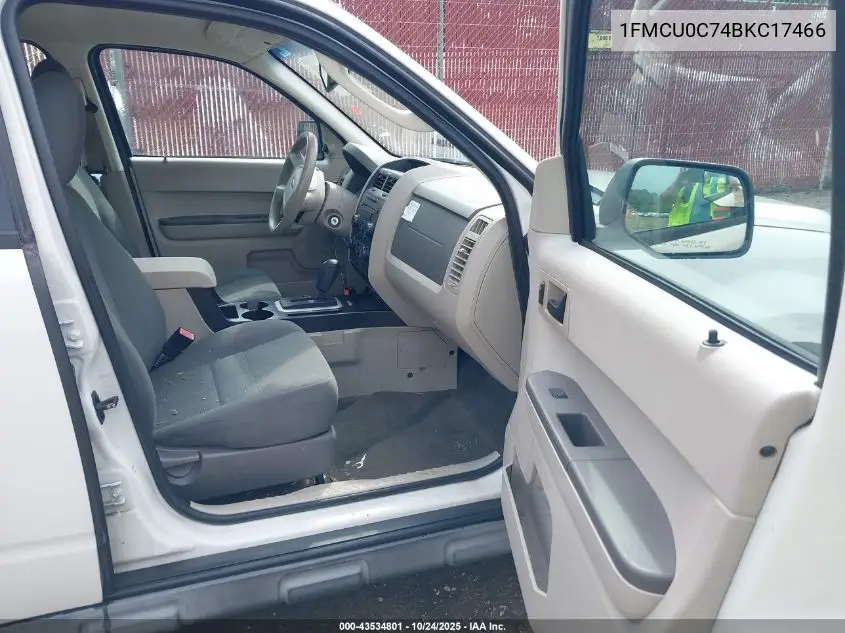 1FMCU0C74BKC17466 2011 Ford Escape Xls