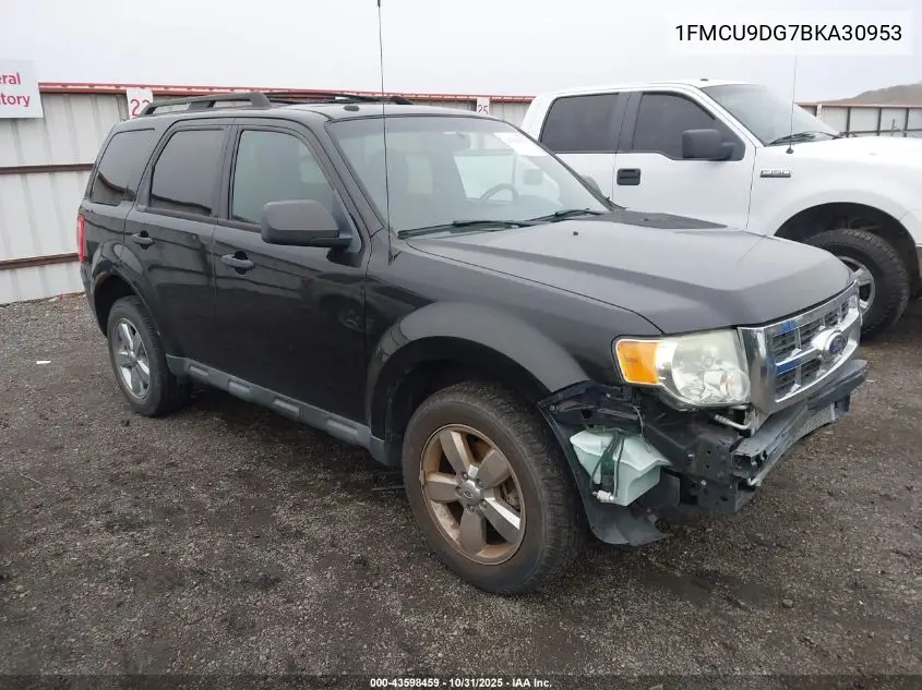 1FMCU9DG7BKA30953 2011 Ford Escape Xlt
