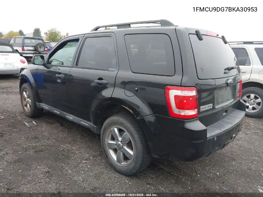 1FMCU9DG7BKA30953 2011 Ford Escape Xlt