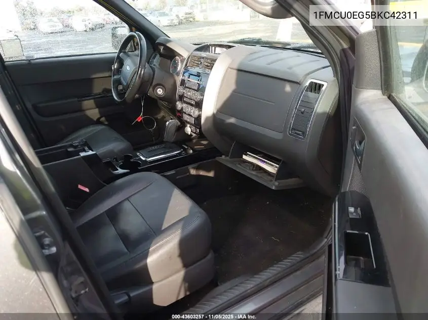 1FMCU0EG5BKC42311 2011 Ford Escape Limited