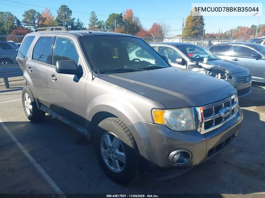 1FMCU0D78BKB35044 2011 Ford Escape Xlt
