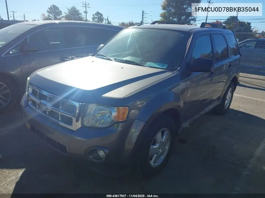 1FMCU0D78BKB35044 2011 Ford Escape Xlt