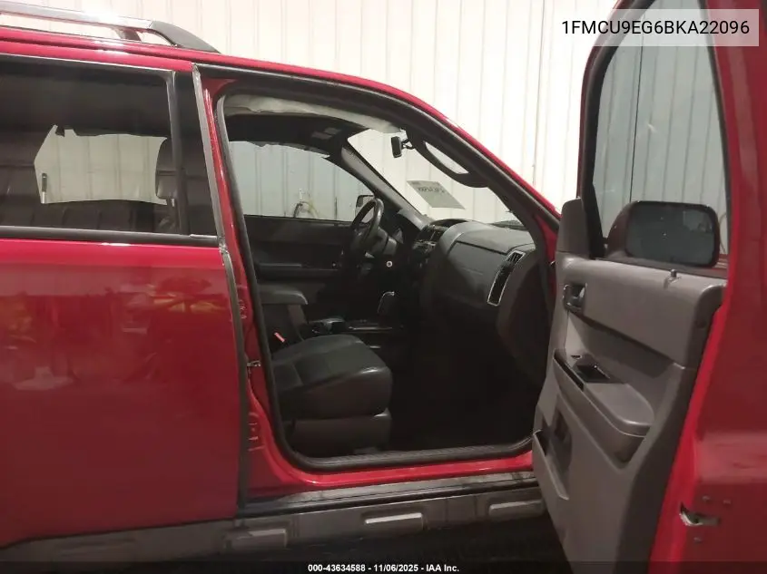 1FMCU9EG6BKA22096 2011 Ford Escape Limited