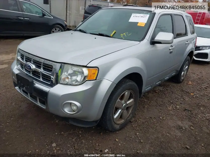 1FMCU9EG4BKB45055 2011 Ford Escape Limited