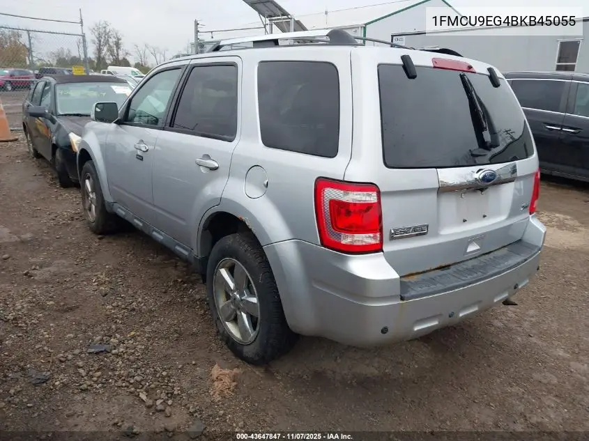 1FMCU9EG4BKB45055 2011 Ford Escape Limited