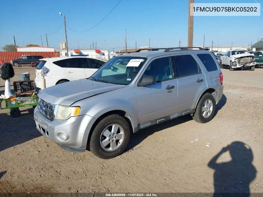 1FMCU9D75BKC05202 2011 Ford Escape Xlt