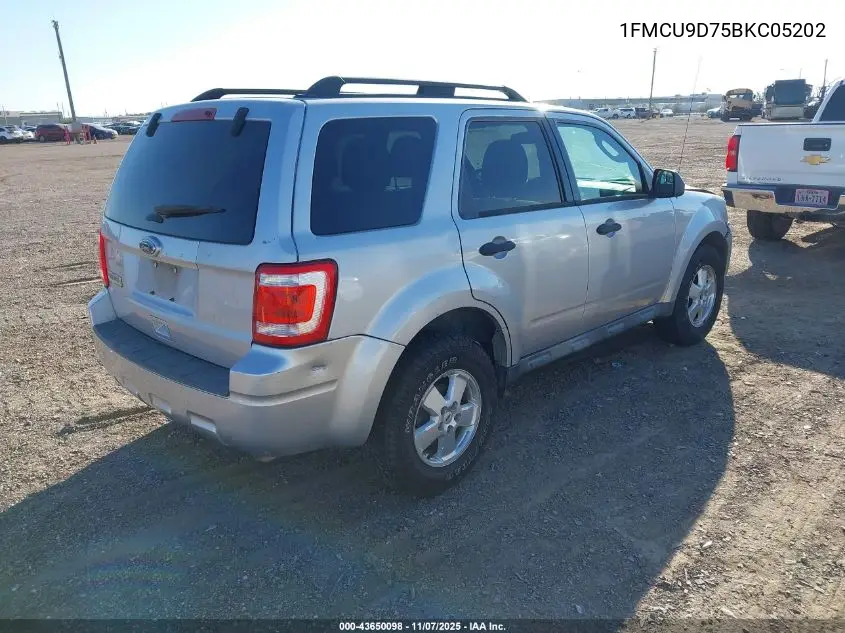 1FMCU9D75BKC05202 2011 Ford Escape Xlt