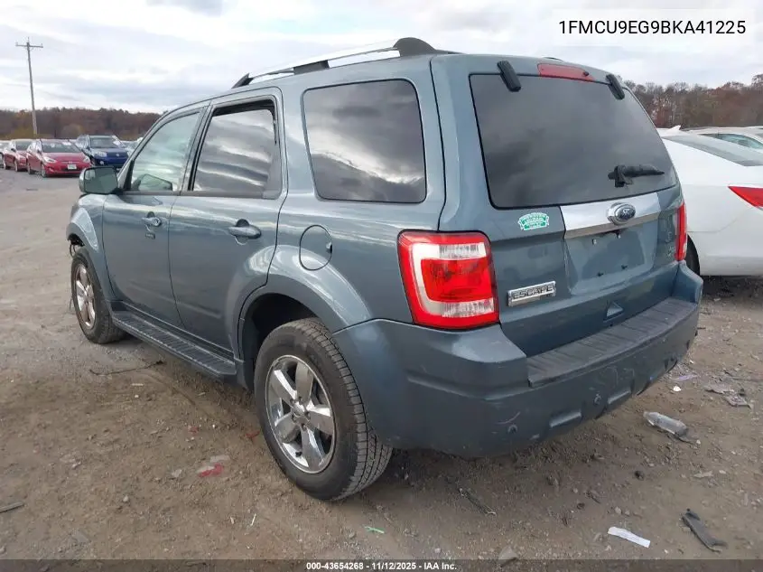 1FMCU9EG9BKA41225 2011 Ford Escape Limited