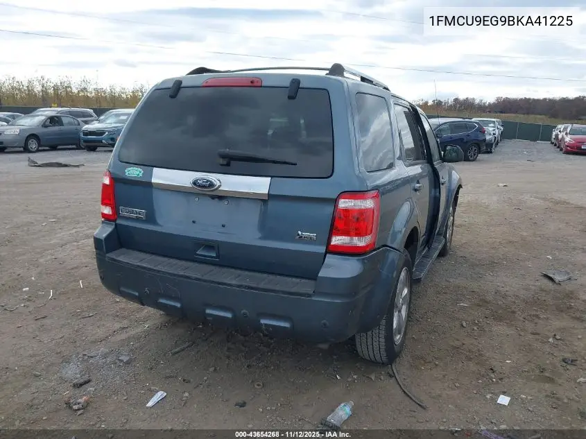 1FMCU9EG9BKA41225 2011 Ford Escape Limited