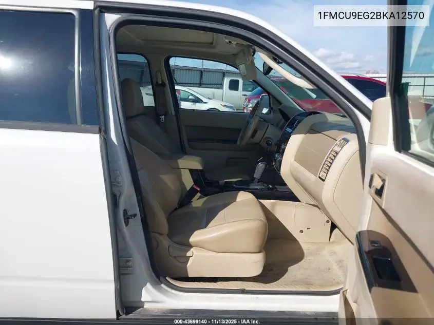 1FMCU9EG2BKA12570 2011 Ford Escape Limited