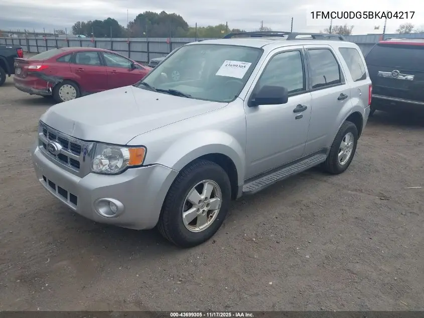 1FMCU0DG5BKA04217 2011 Ford Escape Xlt