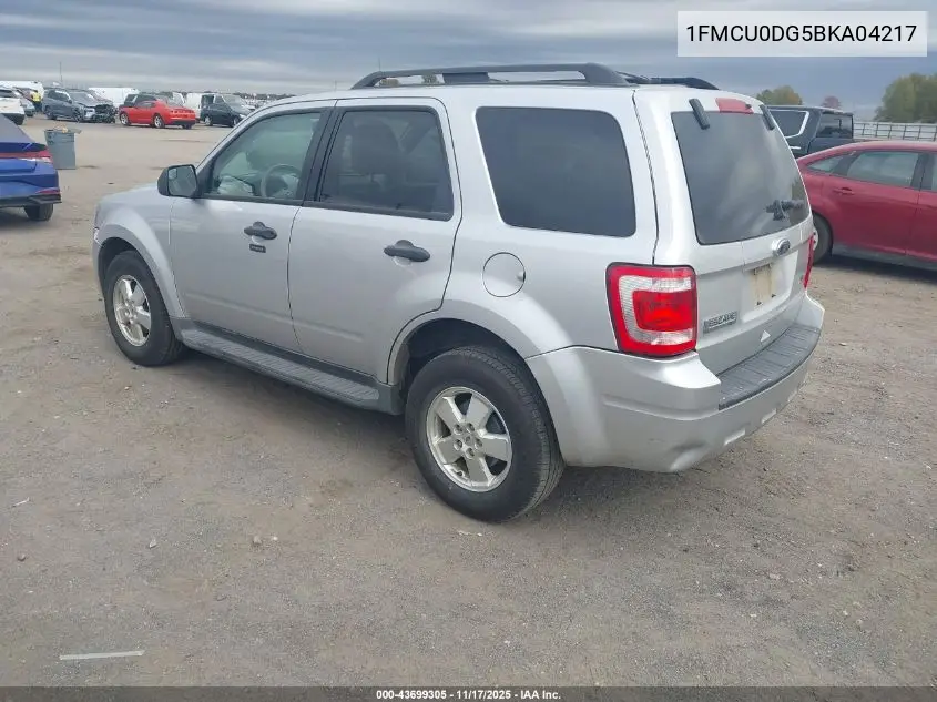 1FMCU0DG5BKA04217 2011 Ford Escape Xlt