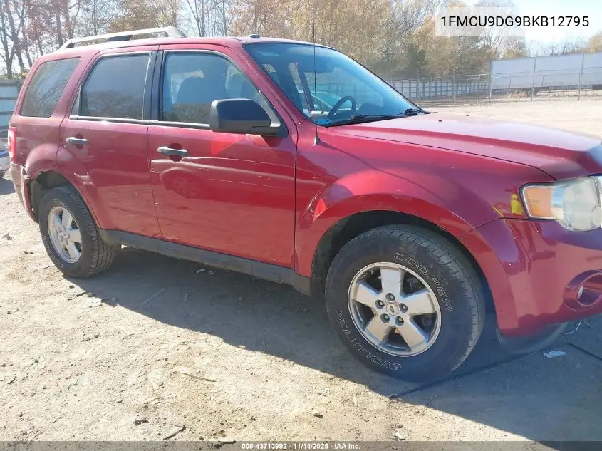1FMCU9DG9BKB12795 2011 Ford Escape Xlt