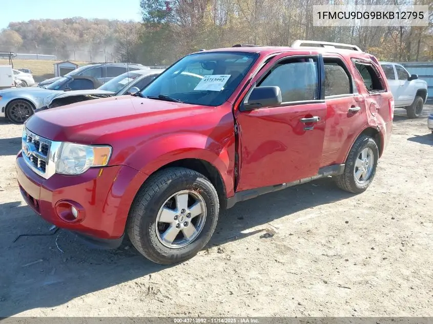 1FMCU9DG9BKB12795 2011 Ford Escape Xlt