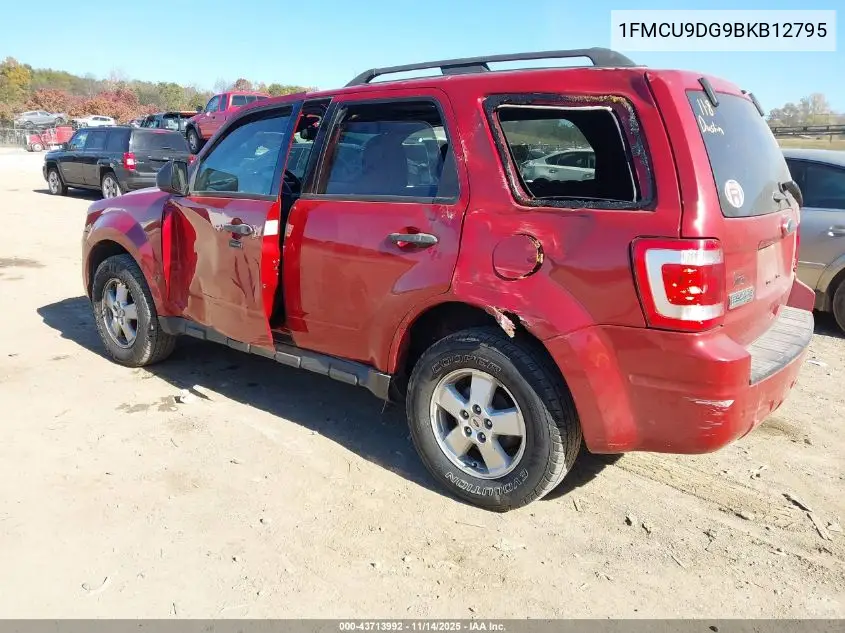 1FMCU9DG9BKB12795 2011 Ford Escape Xlt