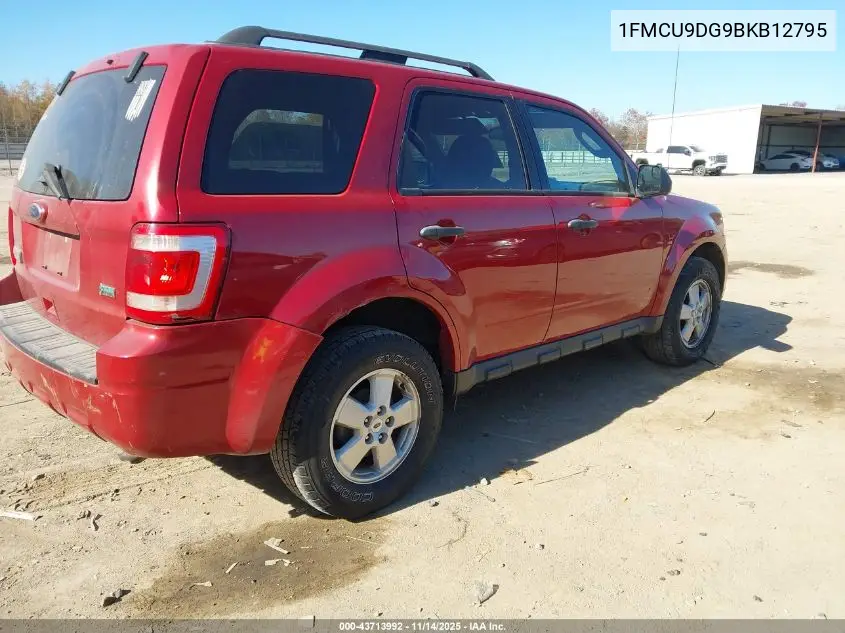1FMCU9DG9BKB12795 2011 Ford Escape Xlt